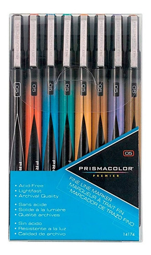 Tiralíneas Prismacolor Premier 05 Set 8 Colores