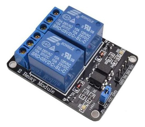 Módulo Relé Relay 2 Canais Optacoplados 5v Para Arduino Esp