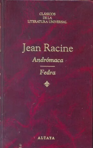 Fedra Jean Racine -altaya -tapa Dura