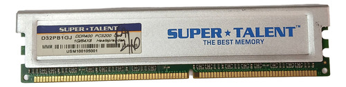 Memoria Pc Super Talent Usada D32pb1gj Ddr400 Pc3200 1gb (Usado)