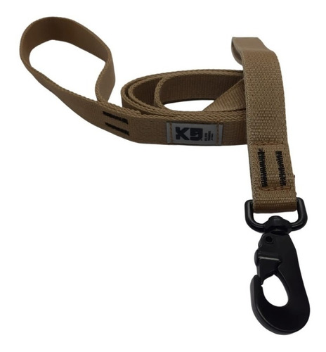 Correa Tactica K9 Doble Asa Coyote Black K9 Dog Trainers