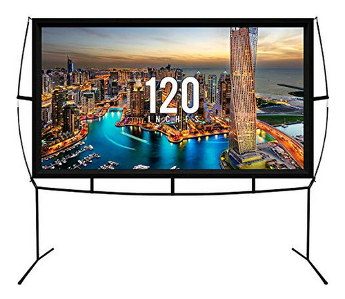 Pantalla De Proyector Portátil Khomo Gear - 120 Con Soporte