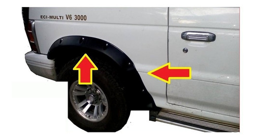Imagen 3 de 6 de Burbujas Montero Hard Top Extensiones Mitsubishi Campero