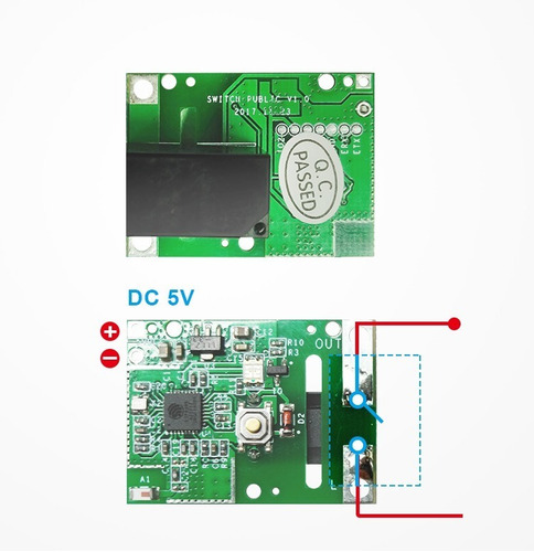 Nano Placa Sonoff Re5v1c Wifi - Contacto Seco Ideal Tasmota