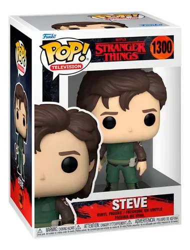 Funko Pop Steve #1300 Pop! Tv Stranger Things S4 | Frete grátis