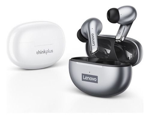 Audífonos Inalámbricos Lenovo Lp5 Bluetooth 5.2 Deportivos Gris