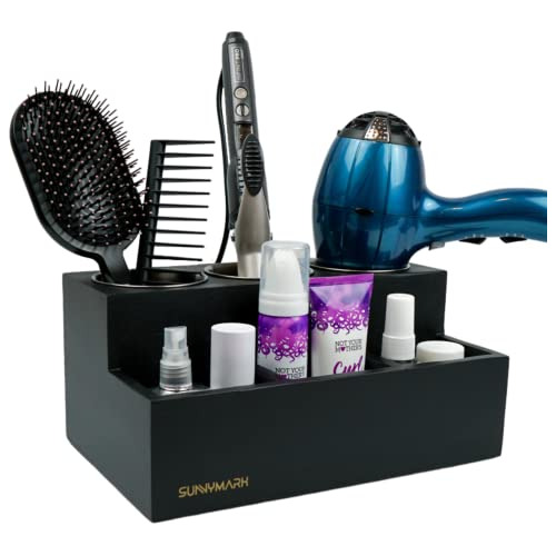 Hair Tool Organizer, Hair Dryer And Straightener Holder...