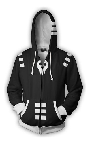 Soul Eater Digital Print Cardigan Hoodie