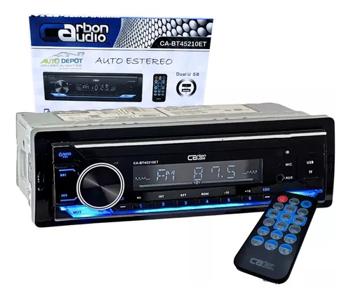 Auto Estereo Con Bluetooth Carbon Audio
