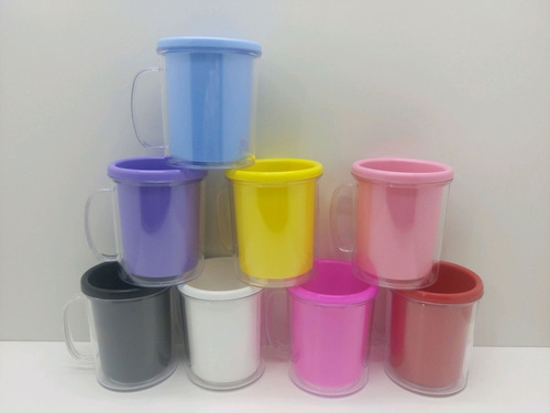 Tazas Plastico Y Acrilico Para Personalizar Souvenir