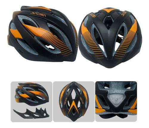 Casco Optimus Sagita Con Luz