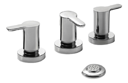 Imagen 4 de 9 de Combo Logos Grifería Cromada Baño Completo Piazza