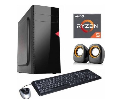 Torre Equipo Pc Computadora Amd Ryzen 5 4600g 8gb 240gb