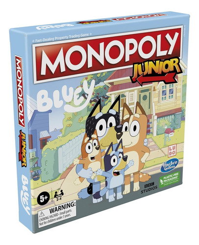 Monopoly Junior: Bluey Edition - Juego De Mesa Para Niños