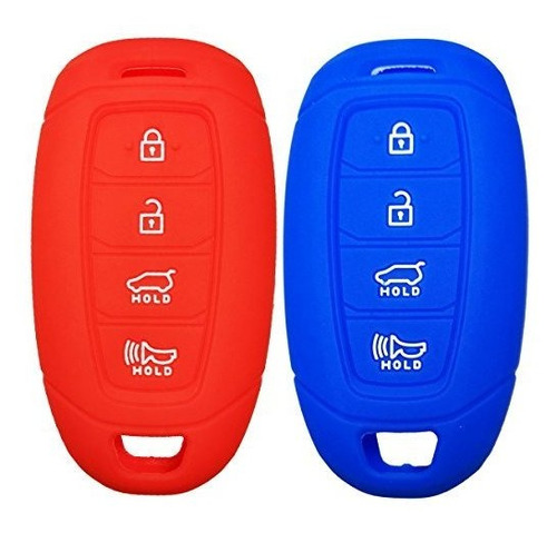 Coolbestda Rubber 4 Buttons Key Fob Cover Caja Remota 67fh5