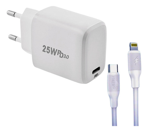 Cargador Súper Rápido 25w Usb-c iPhone 6 7 8 X Xs Xr Se 11 ®