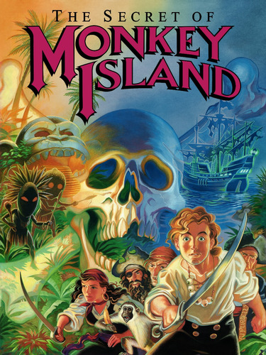 Posters Monkey Island Banner Gamer 90x60 Cm