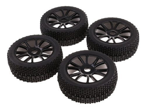 8pc 17mm 18 Rc Car Neumáticos Hexagonales Para Hsp Hpi Rc 