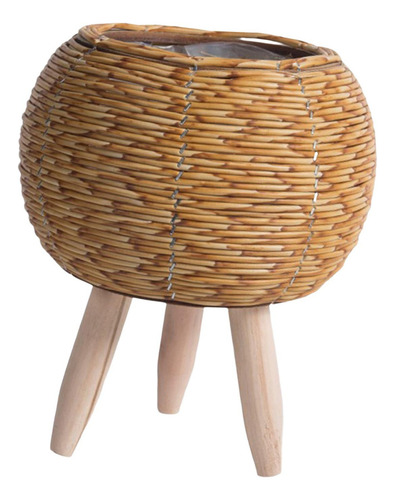 Cesta Tejida For Planta Con Patas Maceta Patas De Pie De