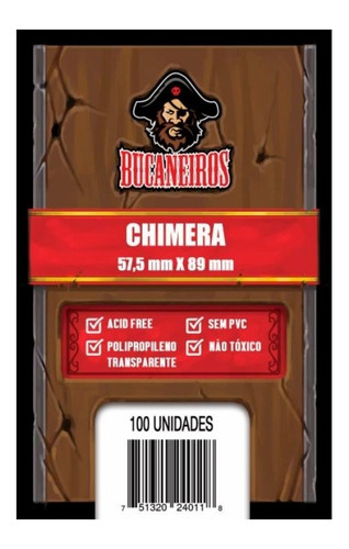 Sleeve Chimera (57,5x89) - Bucaneiros