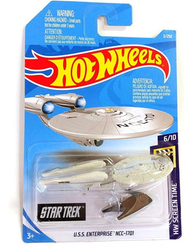 Hot Wheels Star Trek Uss Enterprise Ncc-1701 3/250 Car