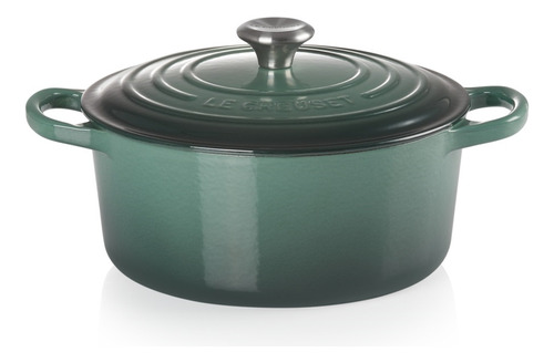 Panela Redonda Le Creuset 24cm Signature Cor Verde Artichaut