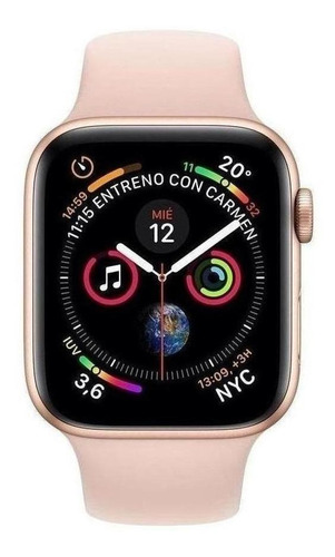 Apple Watch (GPS) Series 4 40mm caixa 40mm de  alumínio  gold pulseira  pink sand A1977