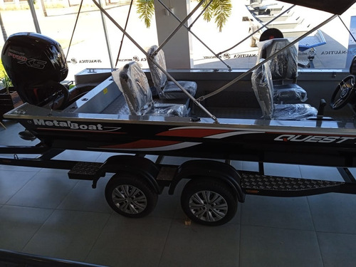 Lancha Metalboat Quest 195 Mercury 115 Reboque 2 Eixo
