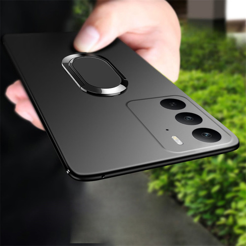 Capa Para Realme C75 4g Com Anel De Silicone Adsorvível