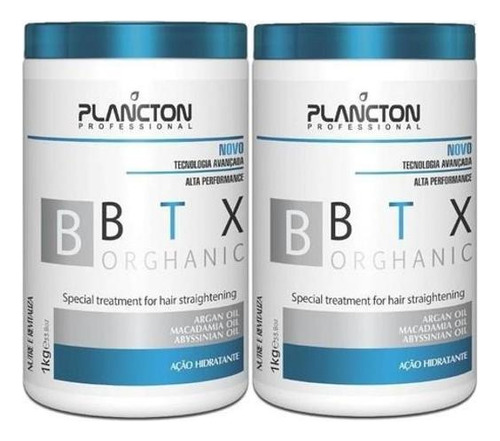 Kit 2 Btx Orghanic Plancton 1kg