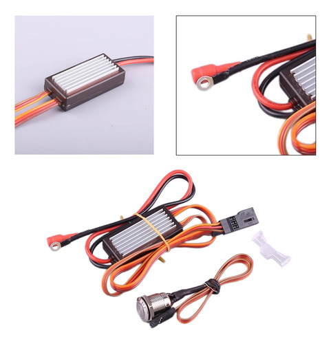 Pieza De Motor Rc Encendido De Motor Rc Rc Avión Rojo Recto