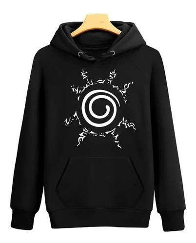 Poleron Sudadera Anime Gorro Naruto Sello