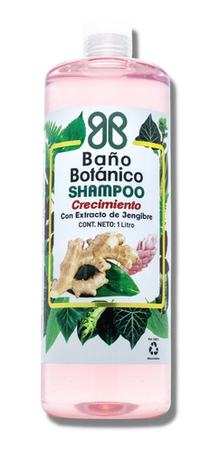 Shampoo Baño Botanico Extracto De Jengibre (crecimiento)1 Lt