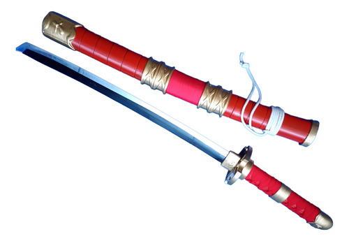Katana Zoro Roronoa - Espada De 3d Ginyokuprops Rojo