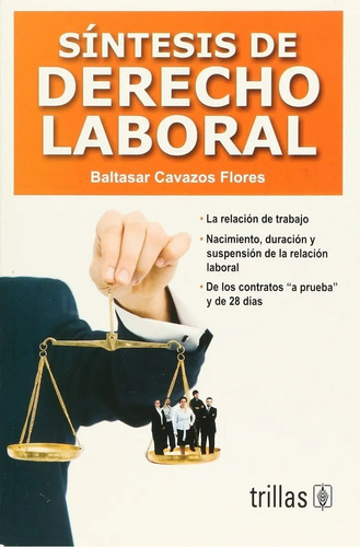 Libro Síntesis De Derecho Laboral Trillas 