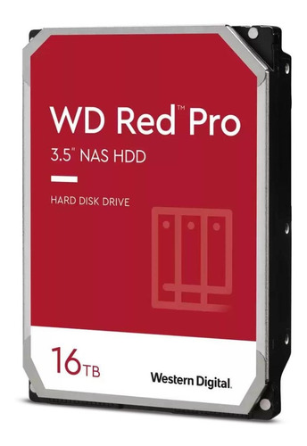 Disco Duro Wd Red Pro Nas 16tb 3.5  7200 Rpm Sata Tranza