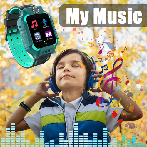 Smartwatch Pthtechus Y19 Con Música Y Juegos Para Niños Color De La Caja Azul