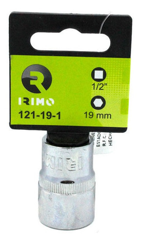 Dado Hexagonal Métrico De 1/2 PLG 121-19-1 Irimo 19 mm