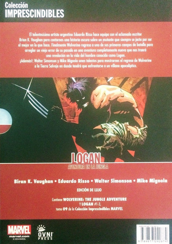 Logan, Aventura En La Jungla - Marvel Imprescindibles Vol. 9