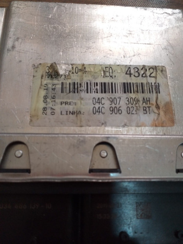 Módulo Injeção Vw Tsi 04c907309ah 0261s16720 Descodificado (Usado)