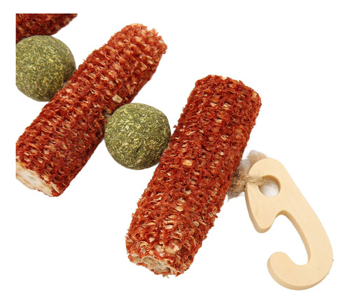 Pelota De Conejo Para Colgar, Masticar, 2 Ganchos, Rechinar