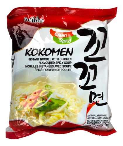Ramen Coreano Kokomen Chicken, Paldo, 120 G