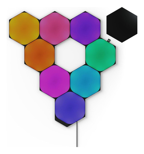 Nanoleaf Leds Starter Kit De Shapes Hexagonos (9 Paneles)