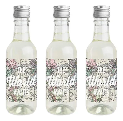 World Awaits - Etiquetas Autoadhesivas Para Botellas De Vino