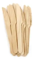 Comprar Talheres Descartáveis De Madeira 500 Uni Faquinhas 14 Cm