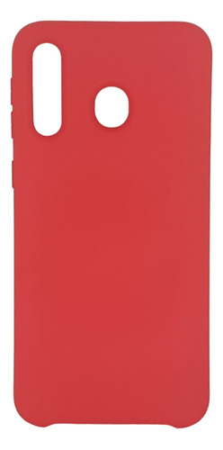 Estuche Protector Silicone Case Para Samsung M30 Rojo