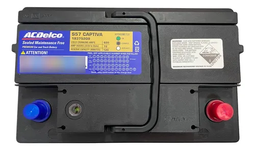 Bateria Acdelco Gold S57 Volvo Xc68