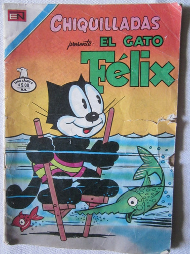 Antigua Revista El Gato Felix Chiquilladas 1980