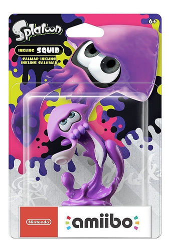 Amiibo Original Calamar Morado - Envio Gratis