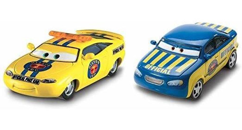 Disney Pixar Cars Charlie Inspector Y Carrera De Tom Oficial